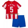 Maillot de Supporter Atlético Madrid Rodrigo De Paul 5 Domicile 2021-22 Pour Enfant